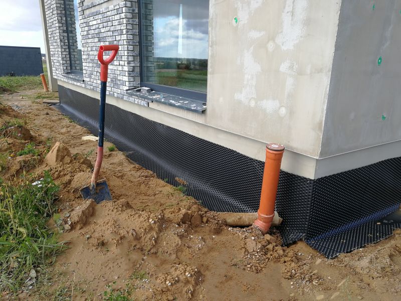 Foundation Drain Installation